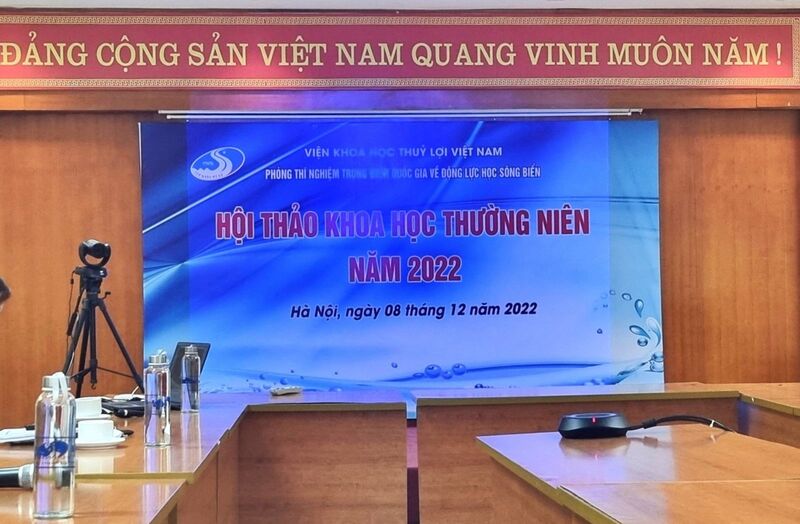 Hội thảo báo cáo kết quả khoa học công nghệ năm 2022 của Phòng Thí nghiệm điểm Quốc gia về động lực học sông biển